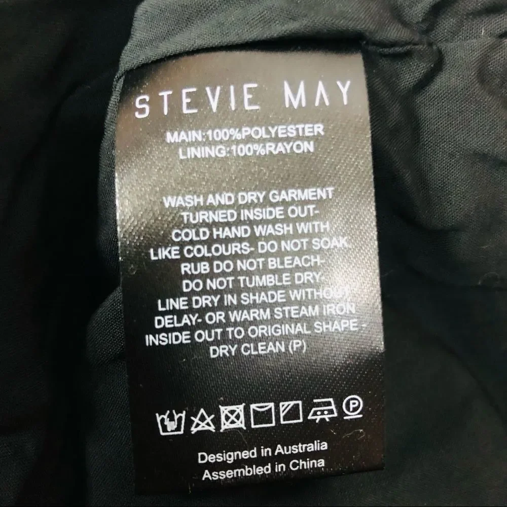 Revolve Stevie May Monarch Butterfly Print Floral Mini Dress XS - Picture 9 of 9